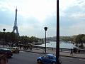 Eiffel tower from bus